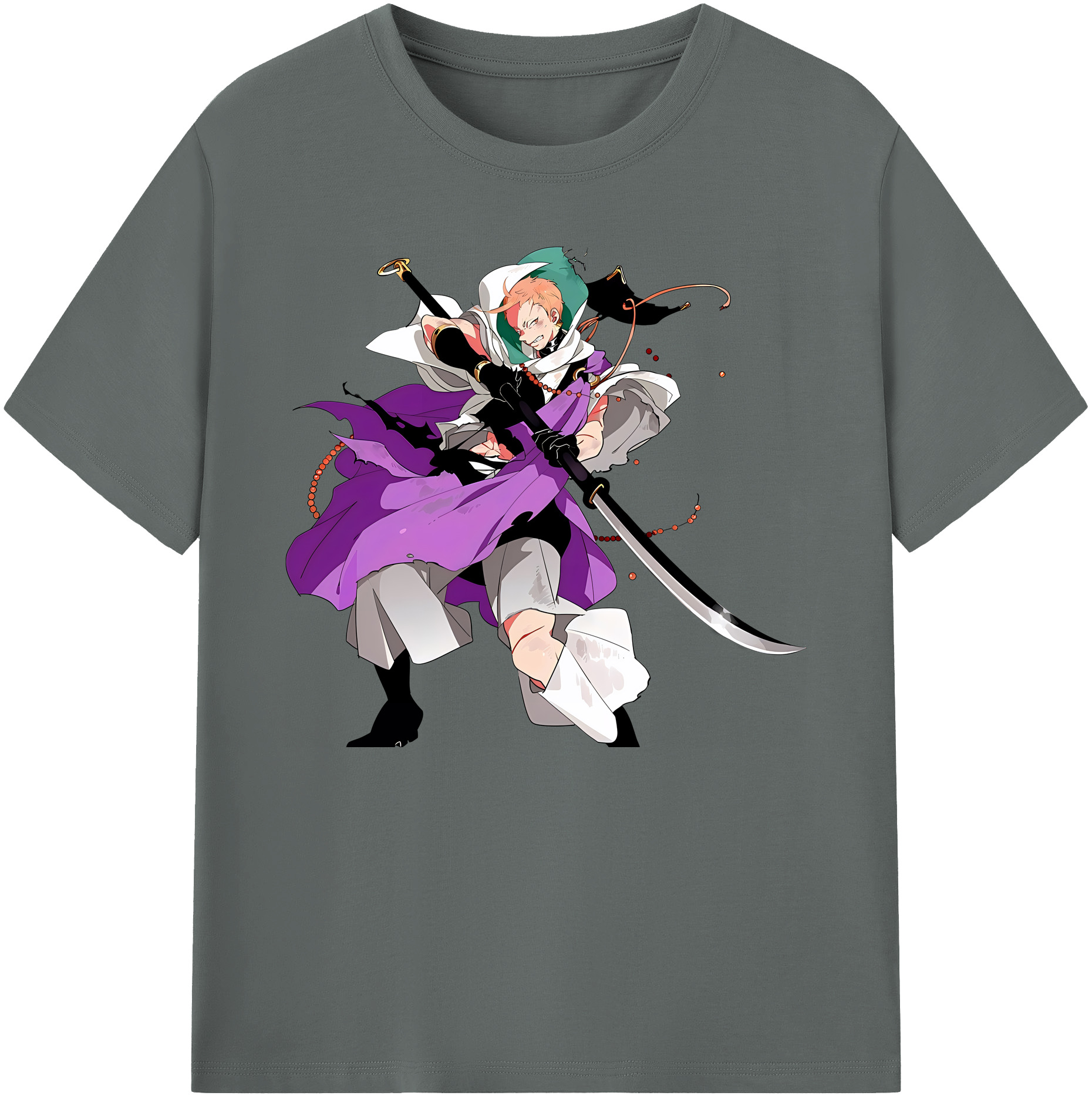 （画像用） 刀剣乱舞 Touken Ranbu 綿100％ メンズ半袖Tシャツ｜肌触りやわらか＆通気性